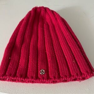 Hot Pink Lululemon beanie